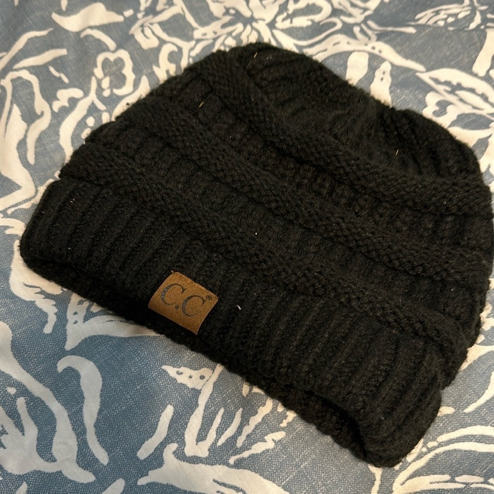 Cc bonnet hat one size black